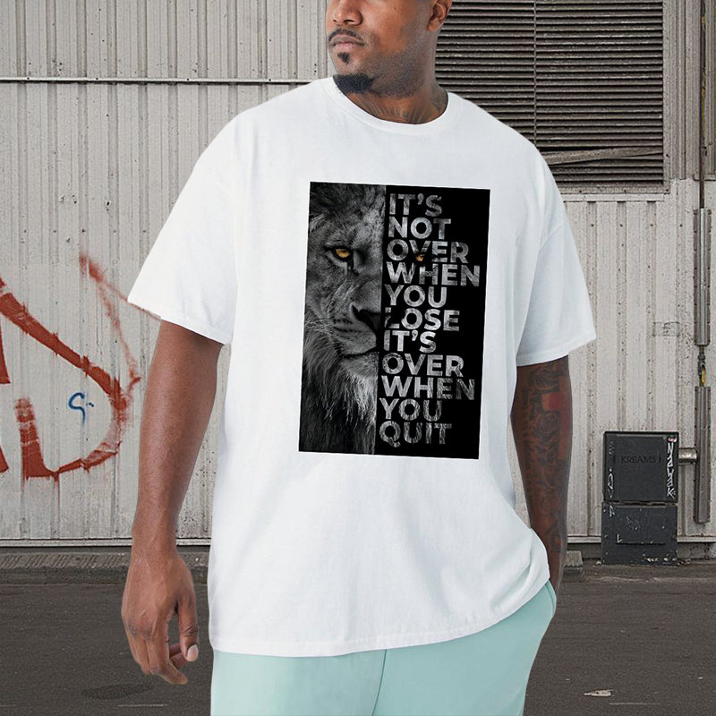 Lion's Strength Motivation Men's T-Shirt