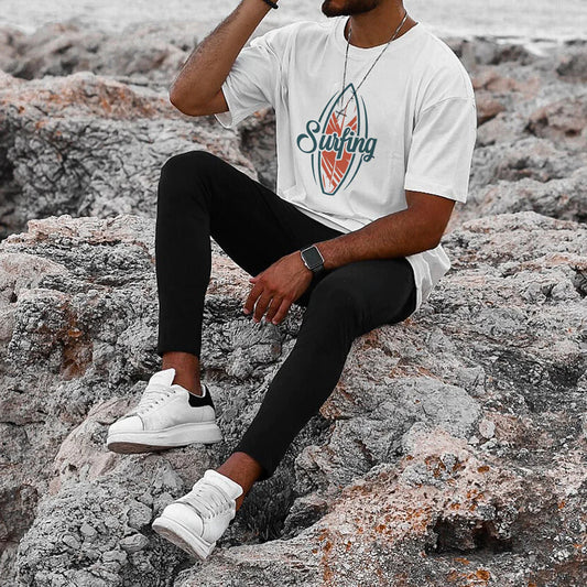 Men's Surfboard Printed T-Shirt