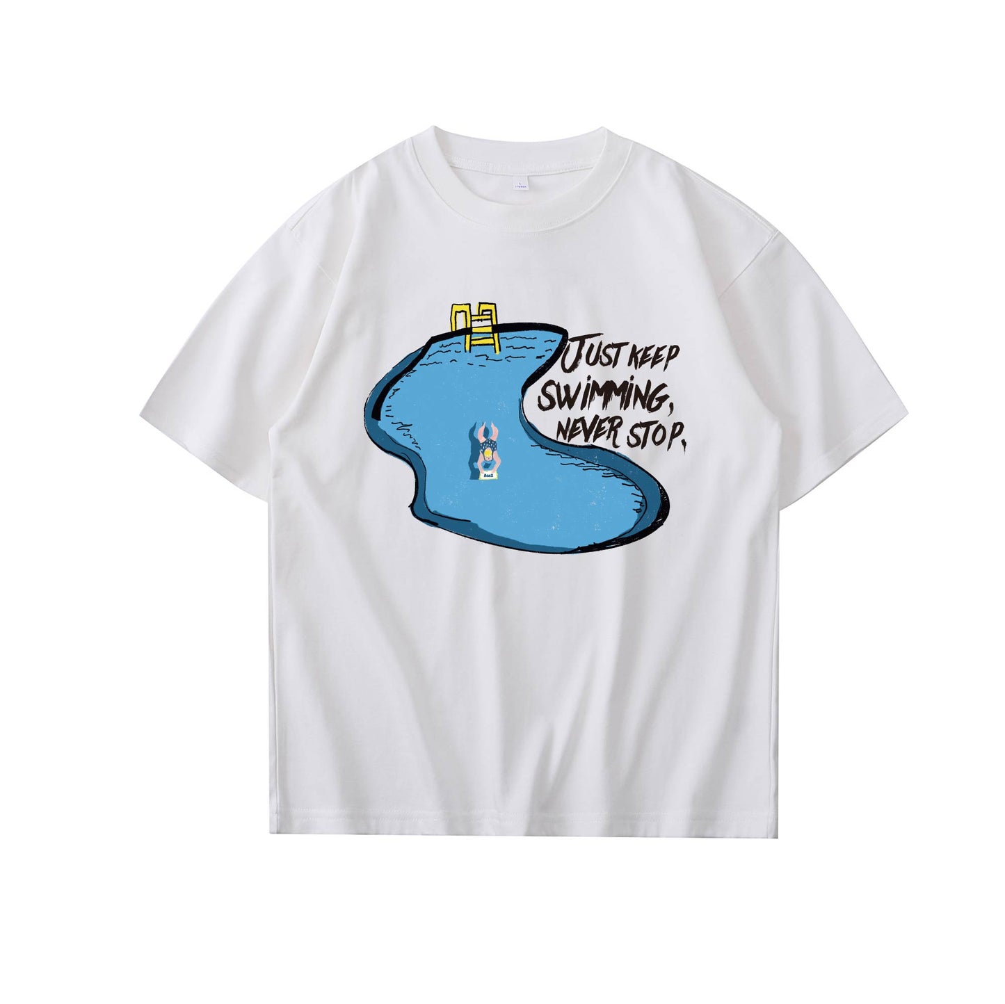 Summer Swimming Pool Cotton Tee