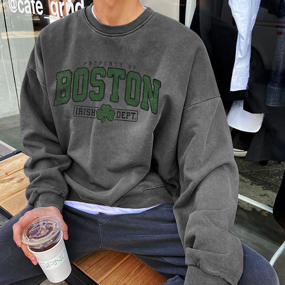 Boston Irish Pride Men's Fashion Sweatshirts
