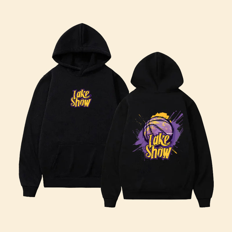 Lake Show Basketball Fans Gift Men's Loose Fit Fleeced Hoodie