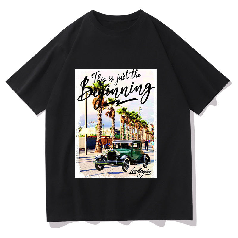 Los Angeles Sunset Boulevard Road Trip T-Shirt Big & Tall