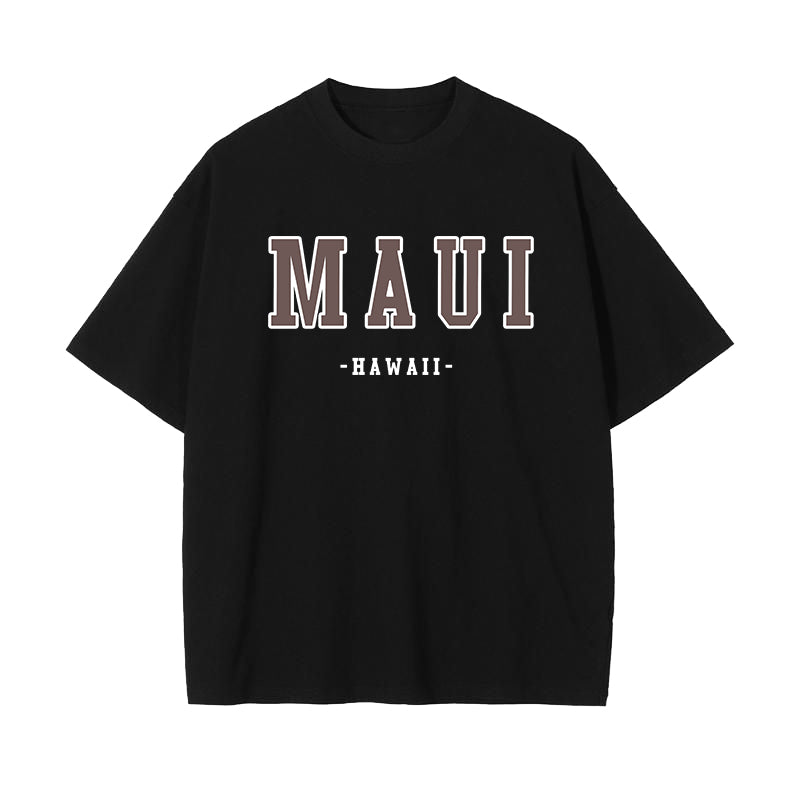 MAUI Hawaii Tropical Paradise Men's Printed T-Shirt Big & Tall
