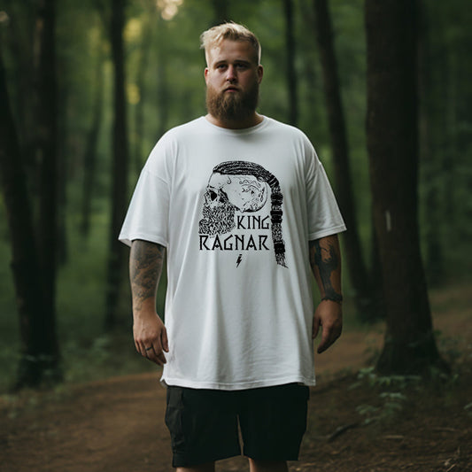 King Ragnar Norse Legend Inspired Tee Big and Tall