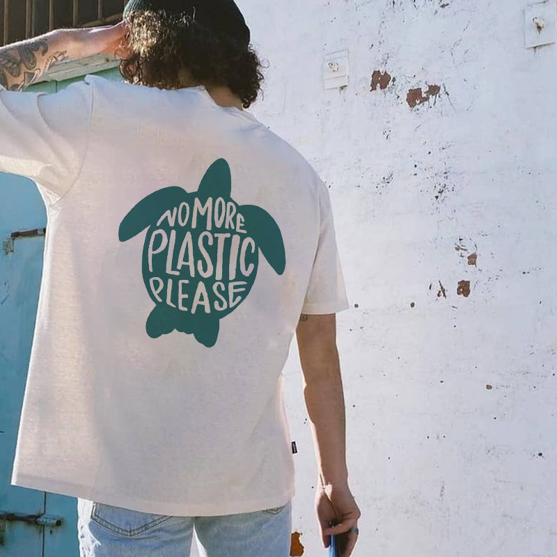 No More Plastic Men's Ocean Defender Big & Tall T-shirt
