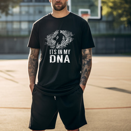 DNA Hoops Basketball Lovers Men's Cotton T-shirt