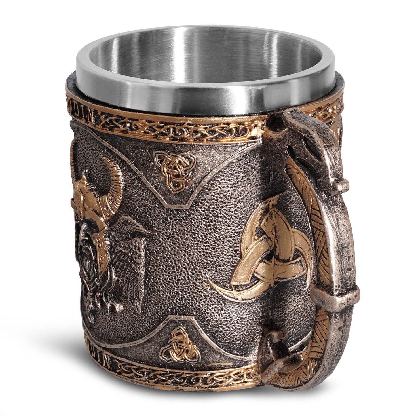 Odin and Raven Design Stainless Steel Mug