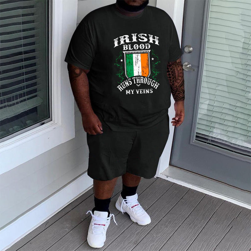 Irish Tricolor Pride Men's Celebrations Tee Big & Tall