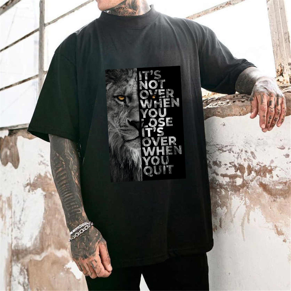 Lion's Strength Motivation Men's T-Shirt