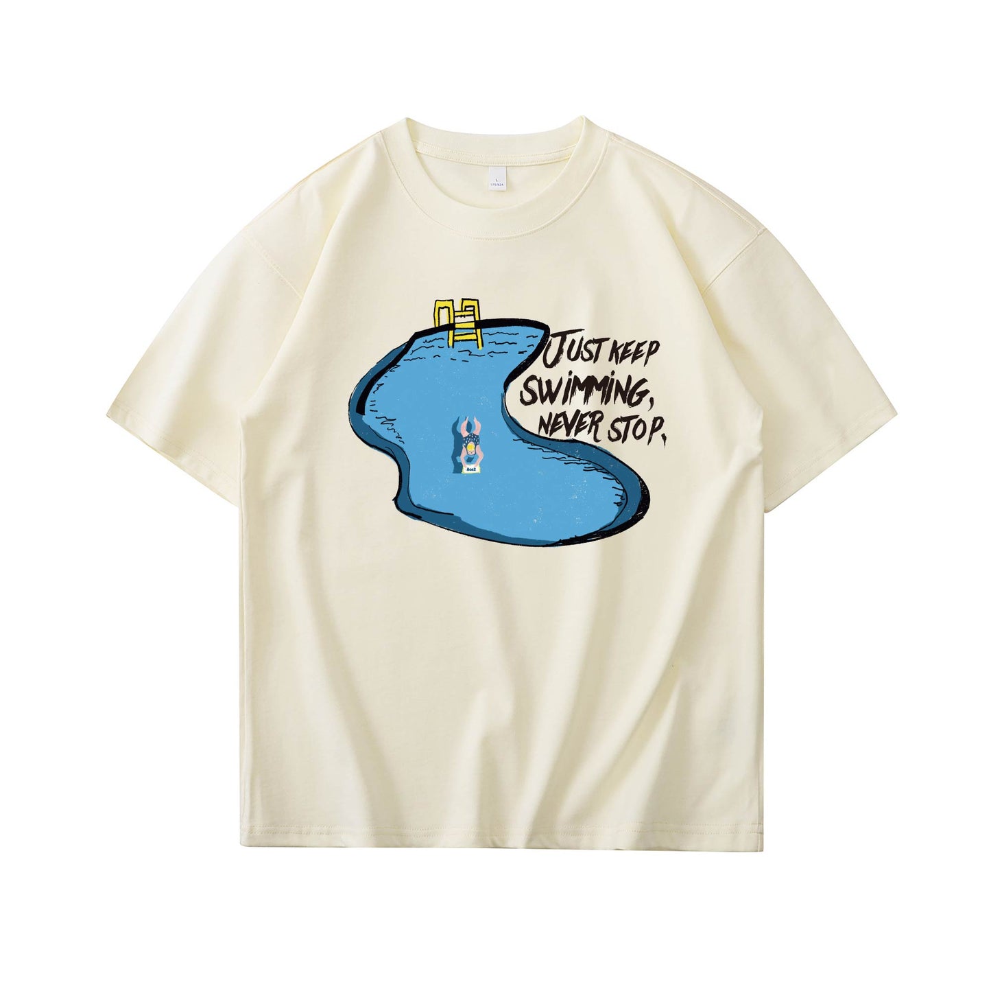 Summer Swimming Pool Cotton Tee Big & Tall