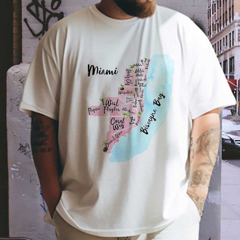 Miami's Charming Locales Discover Miami Districts Tee Big & Tall