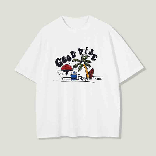Good Vibe Sunset Beach Men's T-Shirt