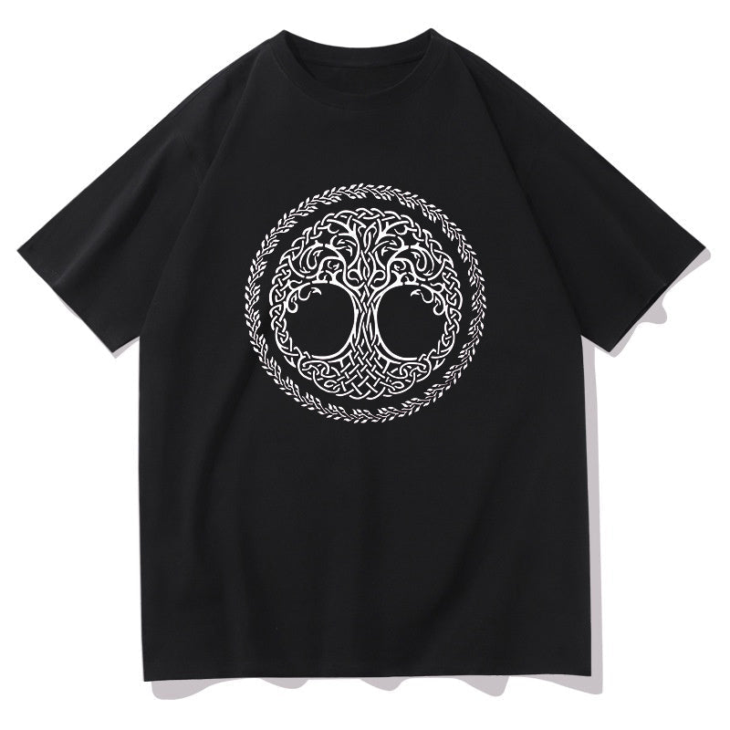 Life of Tree Yggdrasil Norse Mythology Men's Tee Big & Tall