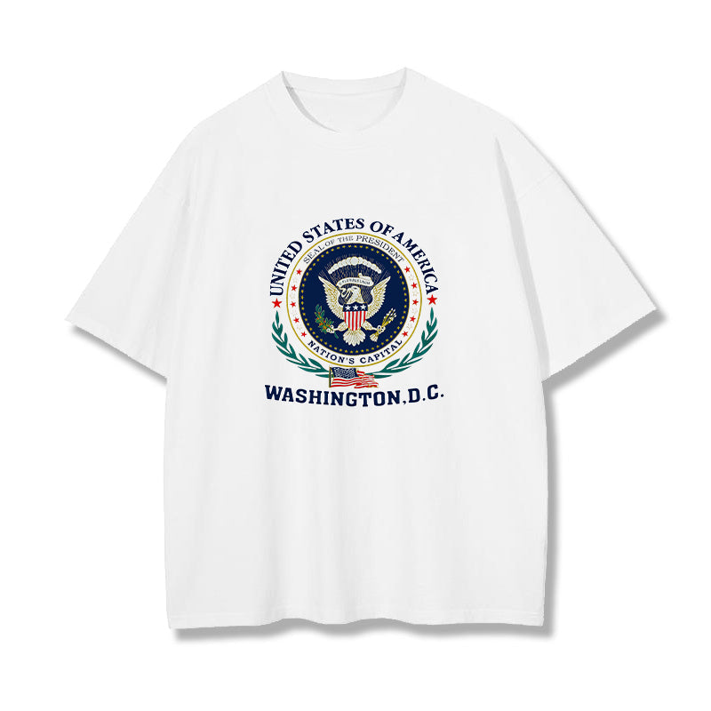WashinGton D.C Men's Casual Summer T-Shirts Big & Tall