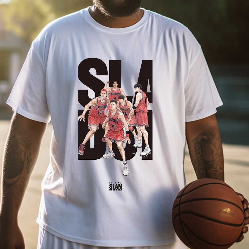 Slam Dunk Legends Anime Basketball Heroes Print Tee Big & Tall