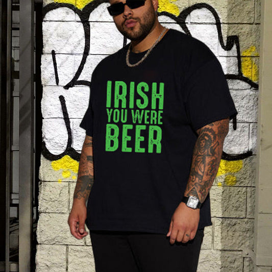 Beer Lover's Irish Wordplay Playful Pint T-Shirt Big & Tall