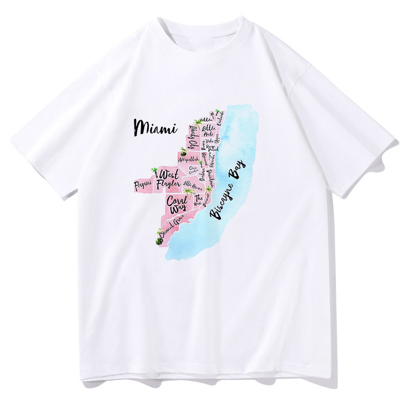 Miami's Charming Locales Discover Miami Districts Tee Big & Tall