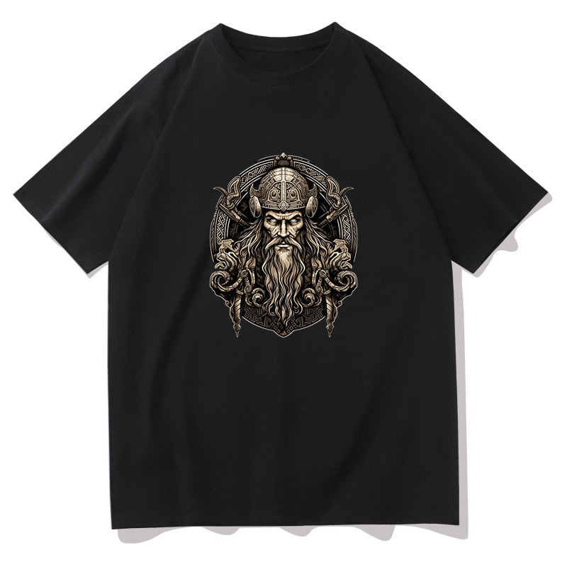 Ancient Viking Warrior Norse Mythos Men's T-shirt Big & Tall