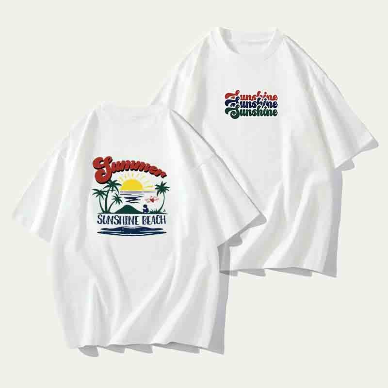 Sunshine Summer Vibes Beach Lovers Men's T-Shirt Big & Tall