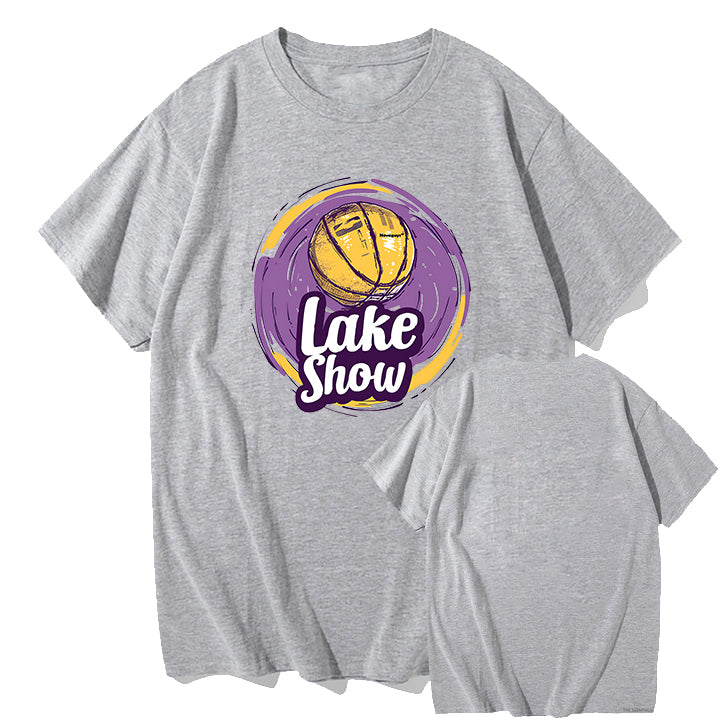 Lake Show Basketball Print Men's T-Shirts