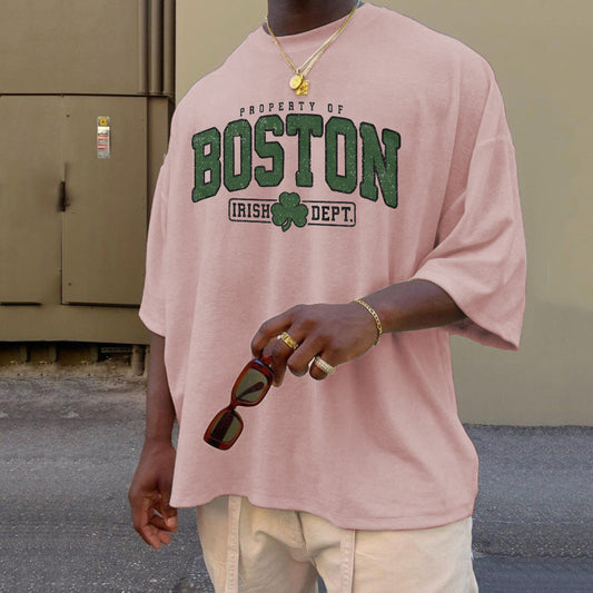 Boston Irish Pride Men's Casual T-shirt - Multicolor