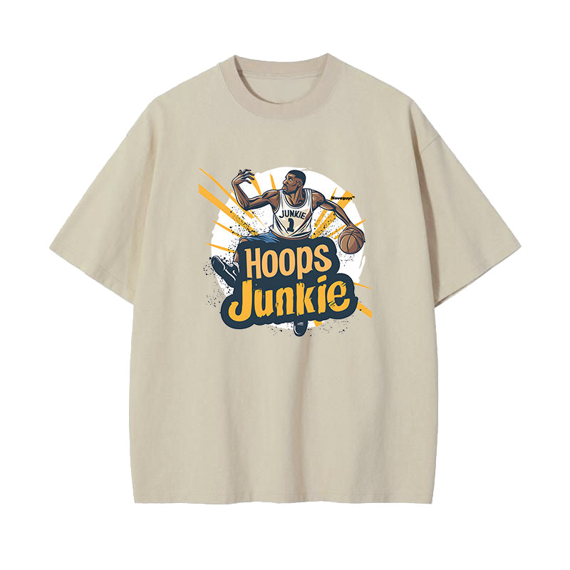 Hoops Junkie Basketball Player Men's T-Shirts Big & Tall