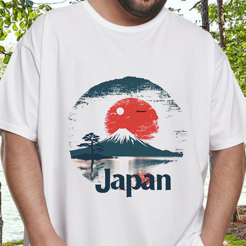 Japan Fuji Mountain Essence Short Sleeve Tee Big & Tall