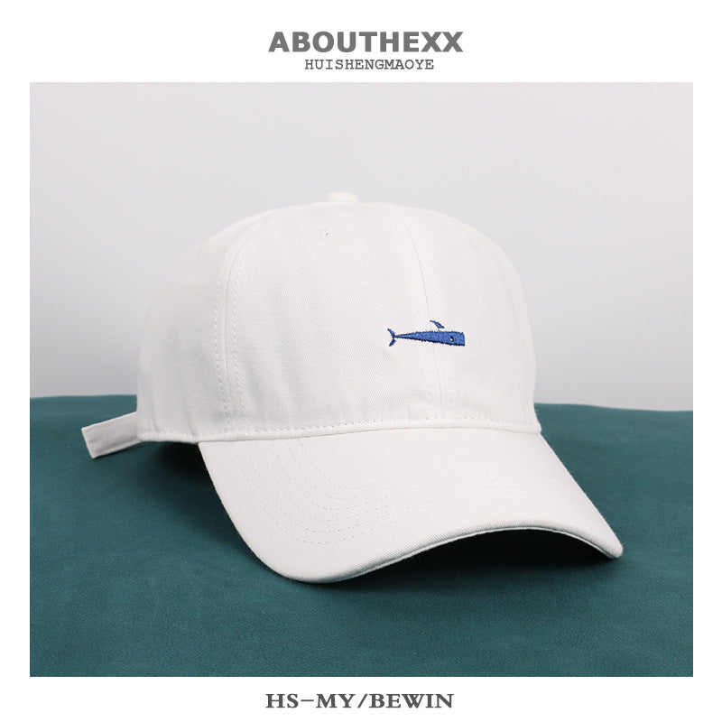 Casual Vintage Distressed Embroidered Cap