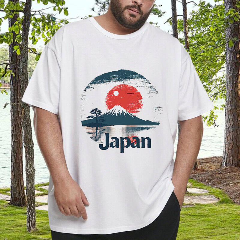 Japan Fuji Mountain Essence Short Sleeve Tee Big & Tall