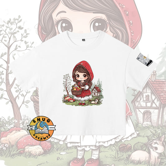 Retold Little Red Riding Hood QR Story Shirt – Kid-Friendly Version