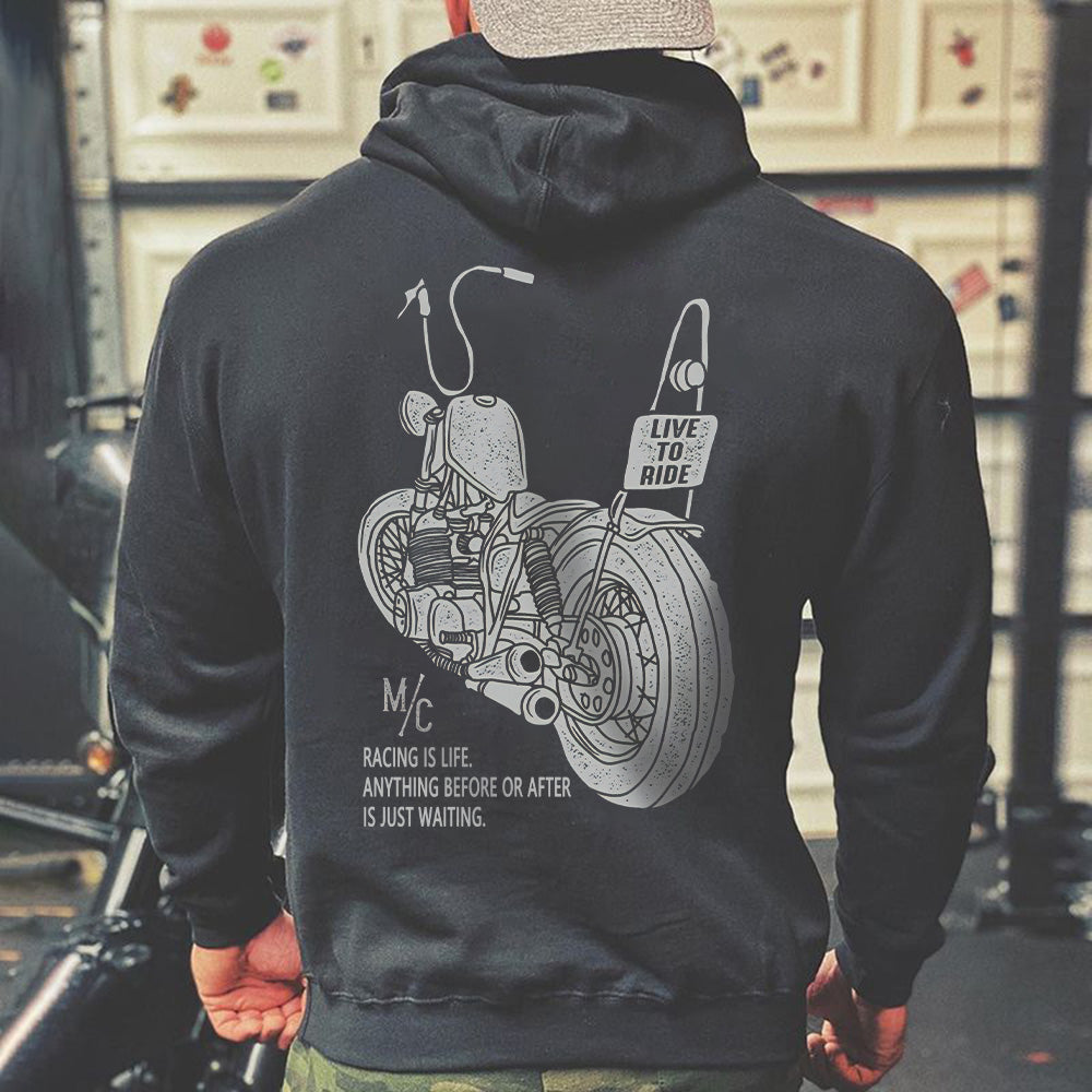 Men's Trend Streetwear Fleece Hoodie 320g