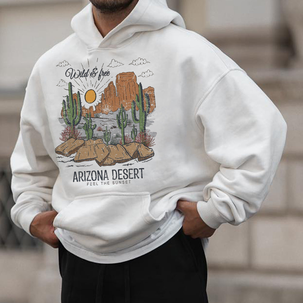 Nature Park Graphics Casual Men's Hoodie