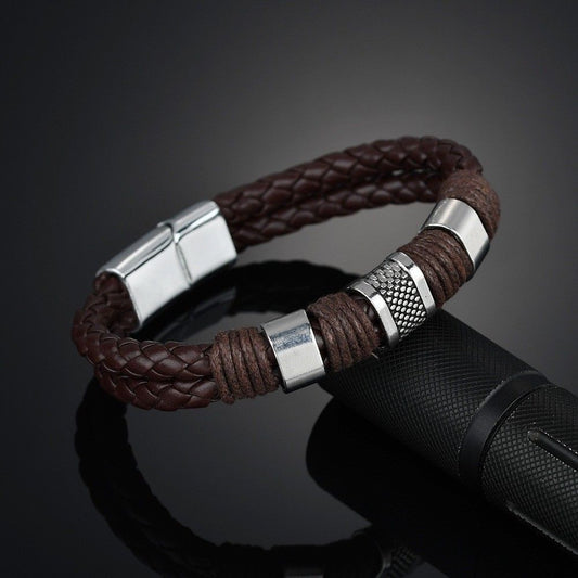 Fashion Men's Braided Statement Bracelet