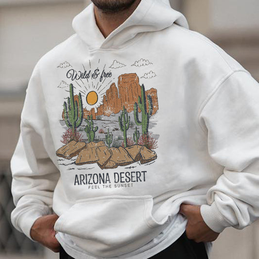 Nature Park Graphics Casual Men's Hoodie