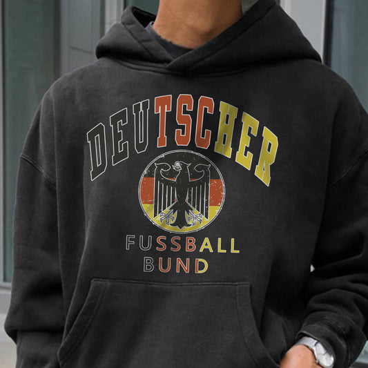 Deutscher Fussball Men's Fleece Hoodie