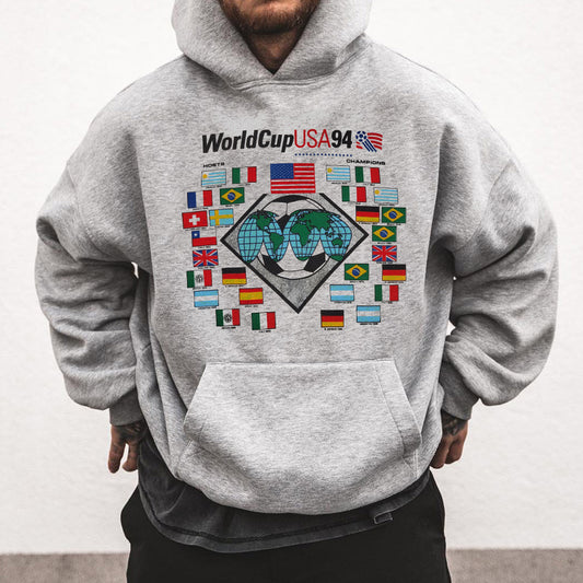 FIFA World Cup 1994 USA Men's Fashion Fleece Hoodie