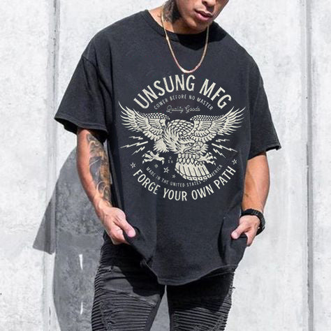 Eagle Graphic Print Men'sT-Shirt