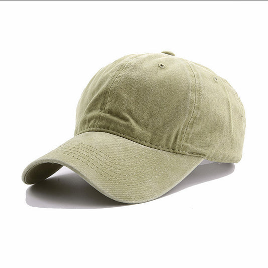 Trend Personality Wash Plain Casual Baseball Cap