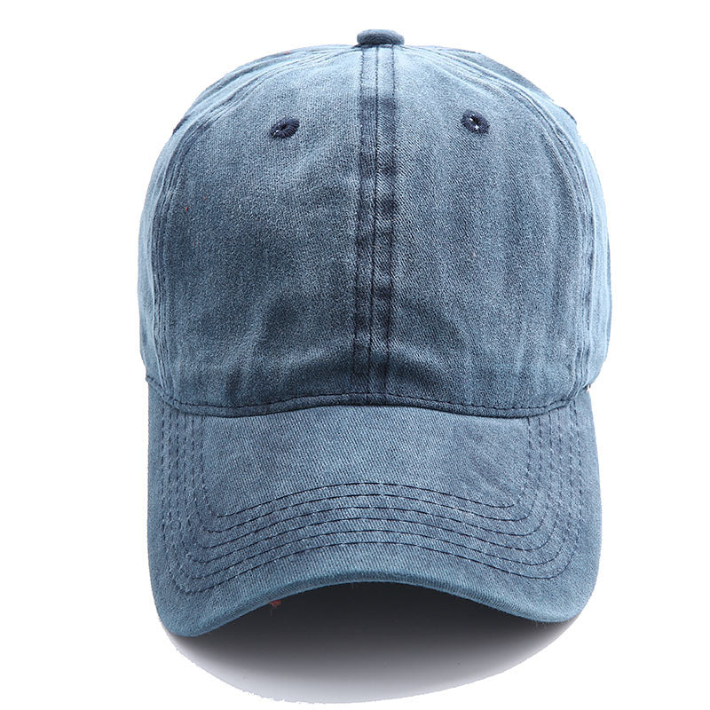 Trend Personality Wash Plain Casual Baseball Cap