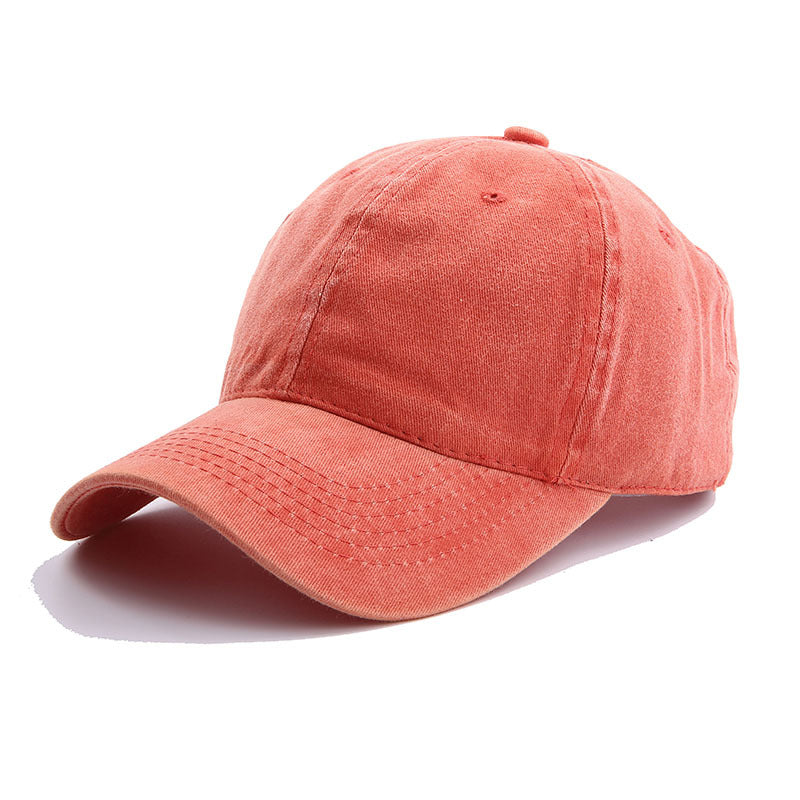 Trend Personality Wash Plain Casual Baseball Cap