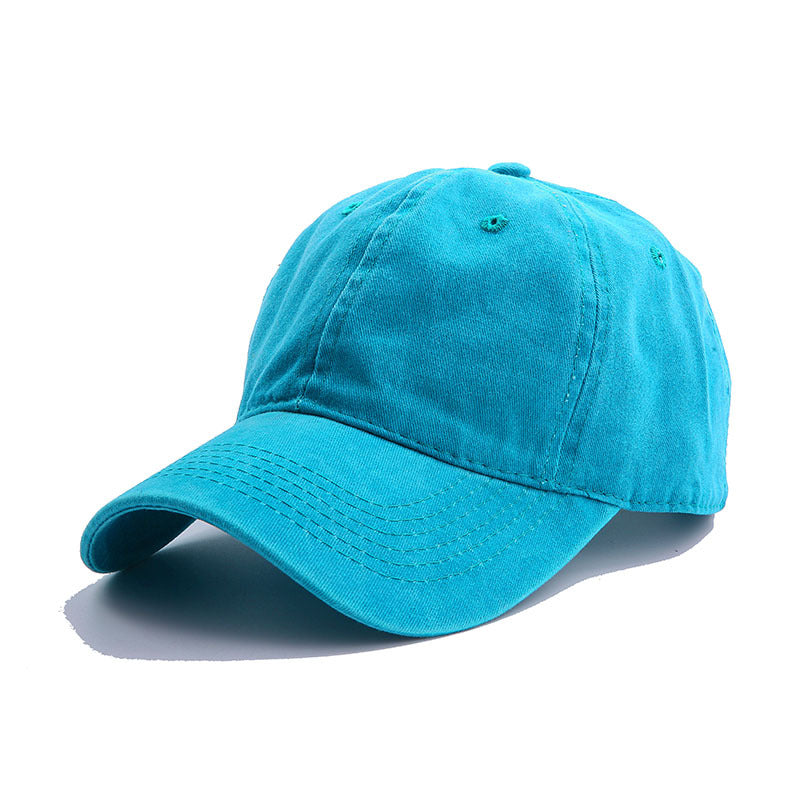 Trend Personality Wash Plain Casual Baseball Cap