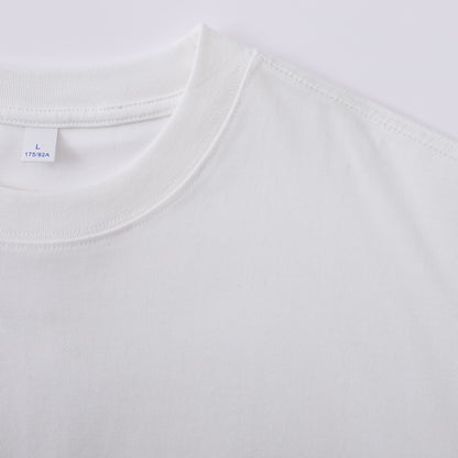 Blessings Letter Print Men's Short Sleeve Cotton T-shirt Multicolor