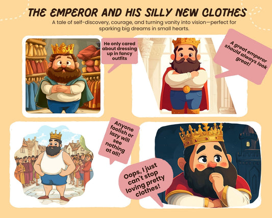 The Emperor’s New Clothes QR Code Storytime Tee for Children