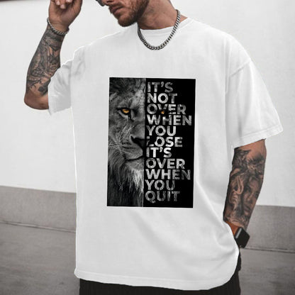 Lion's Strength Motivation Men's T-Shirt