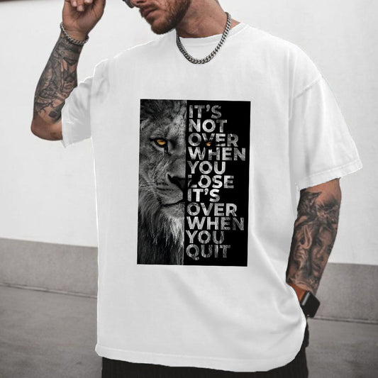 Lion's Strength Motivation Men's T-Shirt