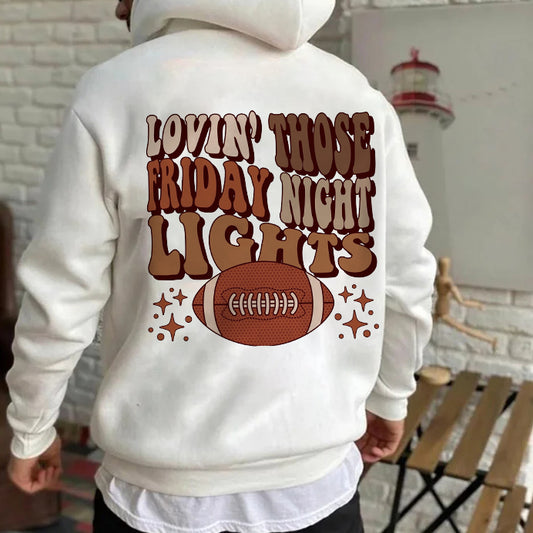 Football Friday Night Men's Fleece Hoodie
