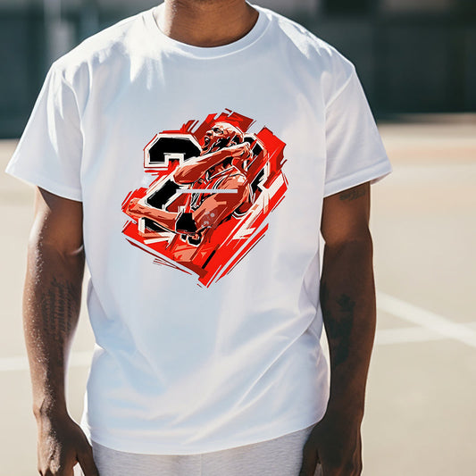 Basketball Player Inspired Exclusive Number 23 Fan Tee Big & Tall