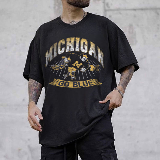 Michigan Football Men's Oversized T-Shirts