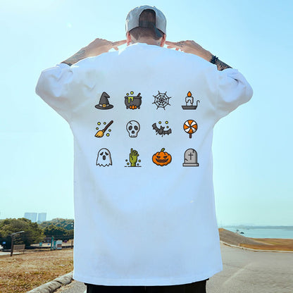Halloween-inspired Iconic Prints Men's Cotton Tee