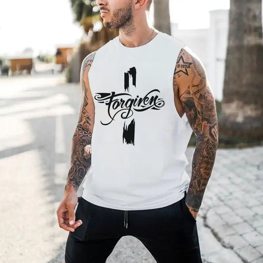 Men's Streetwear Casual Tank Top-B
